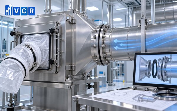 Thiết kế mặt bích BIBO để kết nối kín với đường ống gió